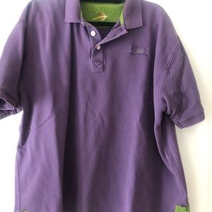 Orvis men’s purple polo
